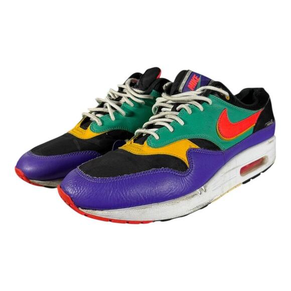 Nike Other - Nike Air Max 1 SE Windbreaker 2019 Multicolor Running Sneakers Men’s 10.5